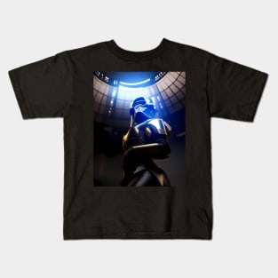 Curves in Space: Afrofuturistic Tee T-Shirt Kids T-Shirt